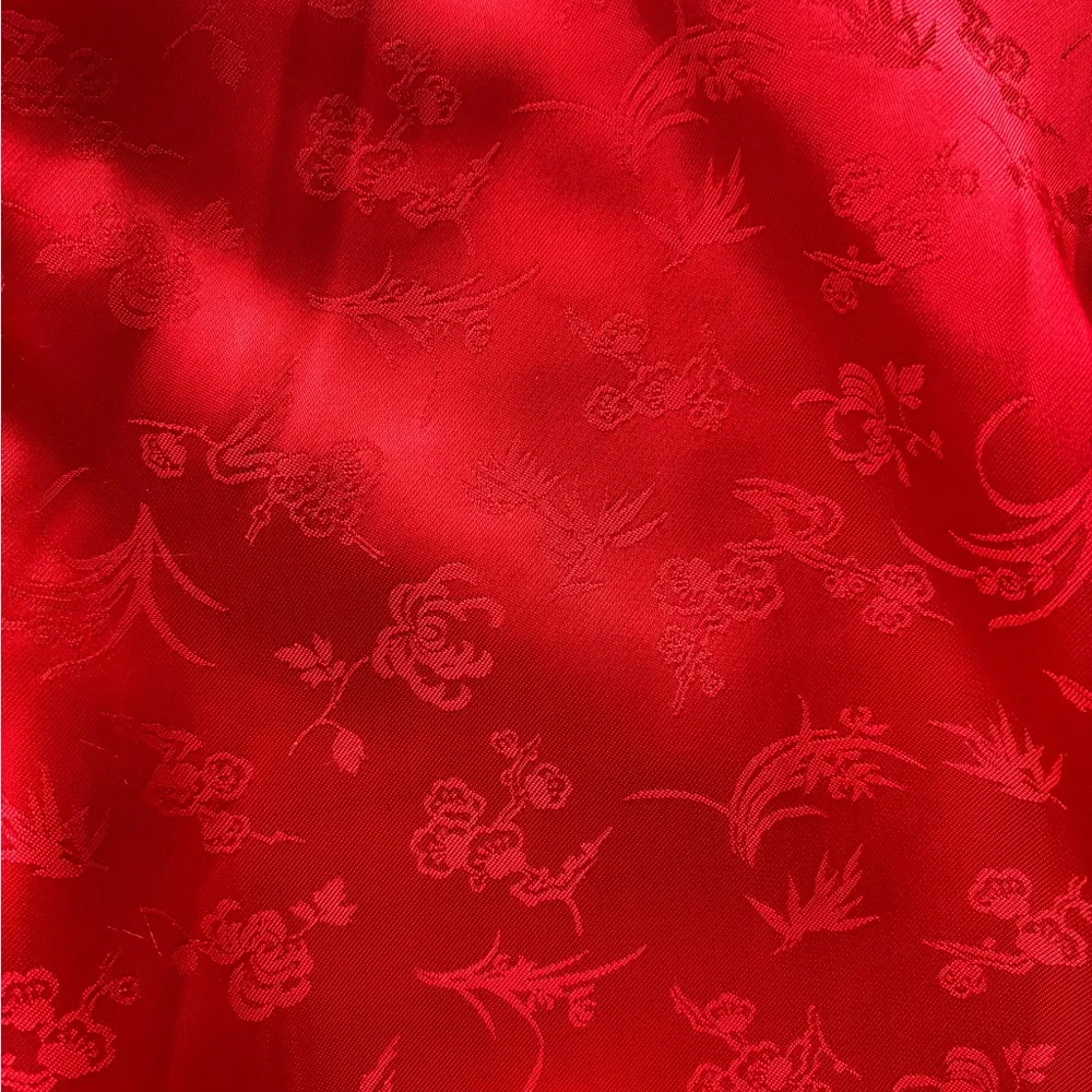 Blue and Red Reversible Kimono Robe - Picture 7 of 8